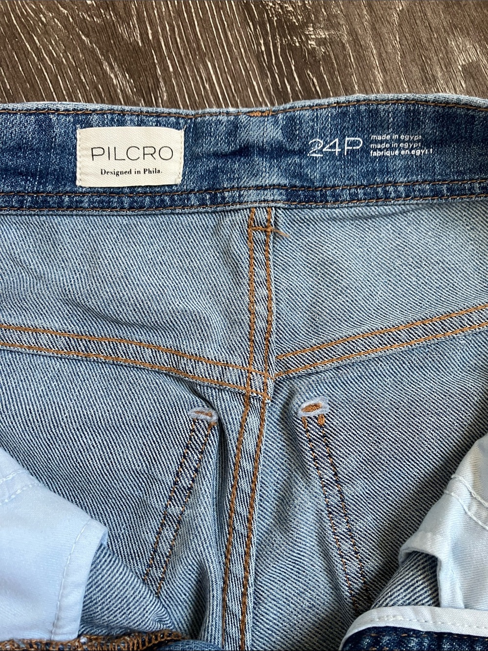 Pilcro Raw Hem Ankle Wide Leg Jeans - Picture 5 of 15